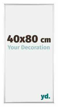 Austin Aluminium Photo Frame 40x80cm Silver High Gloss Front Size | Yourdecoration.co.uk