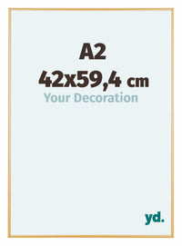 Austin Aluminium Photo Frame 42x59 4cm A2 Gold Vintage Front Size | Yourdecoration.co.uk
