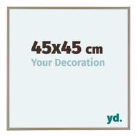 Austin Aluminium Photo Frame 45x45cm Champagne Front Size | Yourdecoration.co.uk