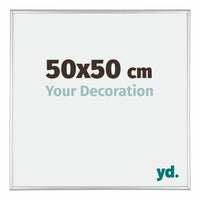 Austin Aluminium Photo Frame 50x50cm Silver High Gloss Front Size | Yourdecoration.co.uk