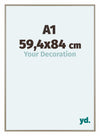 Austin Aluminium Photo Frame 59 4x84cm A1 Champagne Front Size | Yourdecoration.co.uk