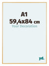 Austin Aluminium Photo Frame 59 4x84cm A1 Gold Vintage Front Size | Yourdecoration.co.uk