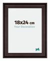Birmingham Wooden Photo Frame 18x24cm Brown Front Size | Yourdecoration.co.uk