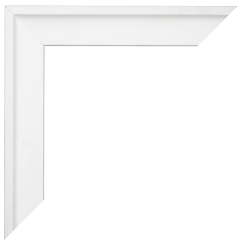 Birmingham Wooden Photo Frame 20x25cm White Detail Corner | Yourdecoration.co.uk