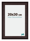 Birmingham Wooden Photo Frame 20x30cm Brown Front Size | Yourdecoration.co.uk