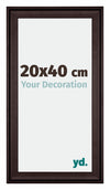 Birmingham Wooden Photo Frame 20x40cm Brown Front Size | Yourdecoration.co.uk