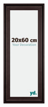 Birmingham Wooden Photo Frame 20x60cm Brown Front Size | Yourdecoration.co.uk