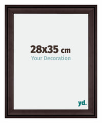 Birmingham Wooden Photo Frame 28x35cm Brown Front Size | Yourdecoration.co.uk
