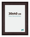 Birmingham Wooden Photo Frame 30x40cm Brown Front Size | Yourdecoration.co.uk