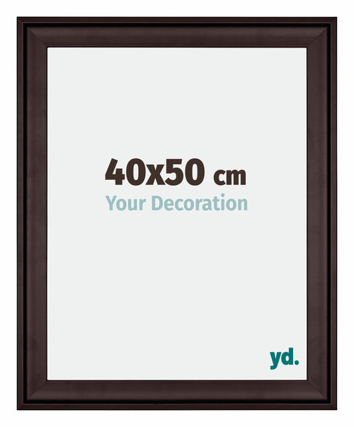 Birmingham Wooden Photo Frame 40x50cm Brown Front Size | Yourdecoration.co.uk