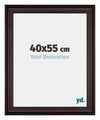 Birmingham Wooden Photo Frame 40x55cm Brown Front Size | Yourdecoration.co.uk