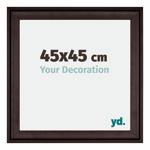 Birmingham Wooden Photo Frame 45x45cm Brown Front Size | Yourdecoration.co.uk