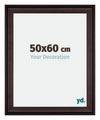Birmingham Wooden Photo Frame 50x60cm Brown Front Size | Yourdecoration.co.uk