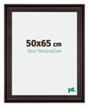 Birmingham Wooden Photo Frame 50x65cm Brown Front Size | Yourdecoration.co.uk