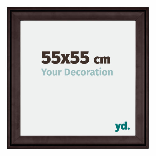Birmingham Wooden Photo Frame 55x55cm Brown Front Size | Yourdecoration.co.uk