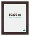 Birmingham Wooden Photo Frame 60x70cm Brown Front Size | Yourdecoration.co.uk