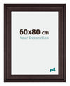 Birmingham Wooden Photo Frame 60x80cm Brown Front Size | Yourdecoration.co.uk