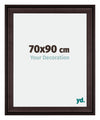 Birmingham Wooden Photo Frame 70x90cm Brown Front Size | Yourdecoration.co.uk