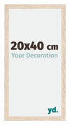 Catania MDF Photo Frame 20x40cm Oak Size | Yourdecoration.co.uk