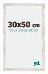 Catania MDF Photo Frame 30x50cm White Wash Size | Yourdecoration.co.uk