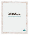 Catania MDF Photo Frame 35x45cm White Wash Size | Yourdecoration.co.uk