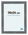 Como MDF Photo Frame 18x24cm Iron Swept Front Size | Yourdecoration.co.uk
