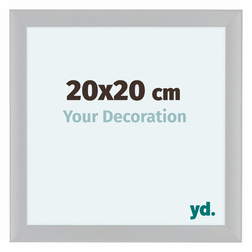 Como MDF Photo Frame 20x20cm White High Gloss Front Size | Yourdecoration.co.uk