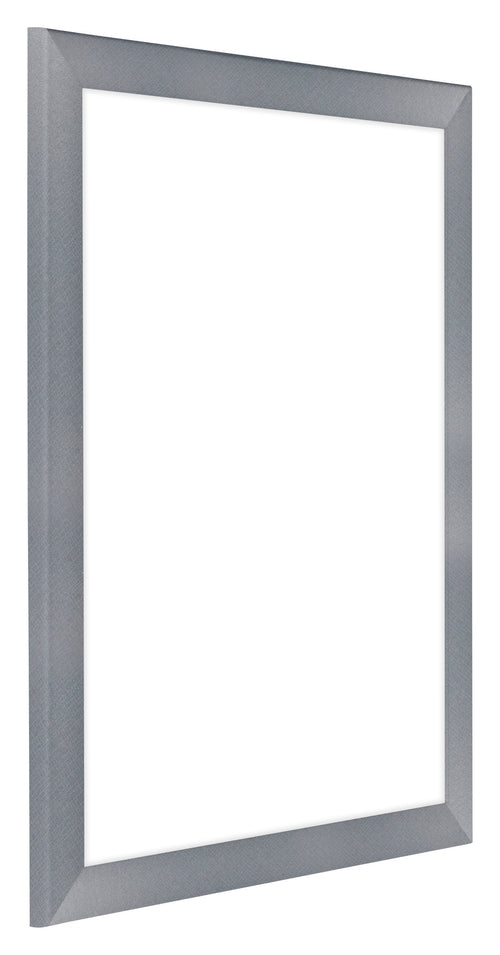 Como MDF Photo Frame 20x25cm Aluminium Brushed Front Oblique | Yourdecoration.co.uk