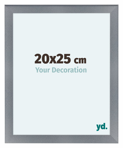 Como MDF Photo Frame 20x25cm Aluminium Brushed Front Size | Yourdecoration.co.uk