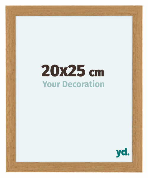 Como MDF Photo Frame 20x25cm Beech Front Size | Yourdecoration.co.uk