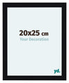 Como MDF Photo Frame 20x25cm Black High Gloss Front Size | Yourdecoration.co.uk