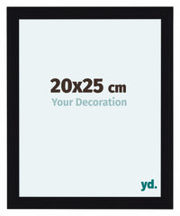Como MDF Photo Frame 20x25cm Black High Gloss Front Size | Yourdecoration.co.uk