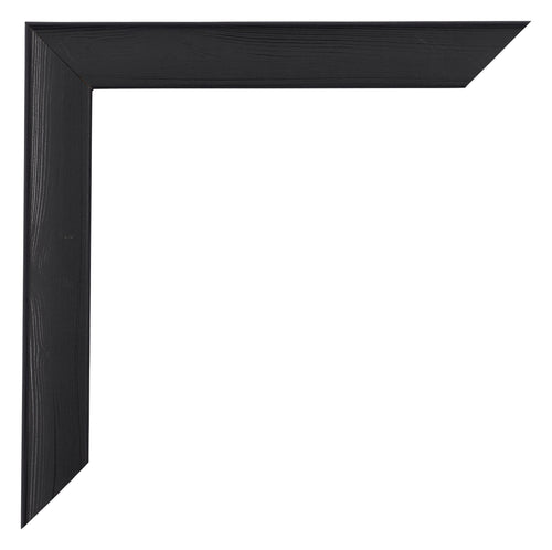 Como MDF Photo Frame 20x25cm Black Woodgrain Corner | Yourdecoration.co.uk