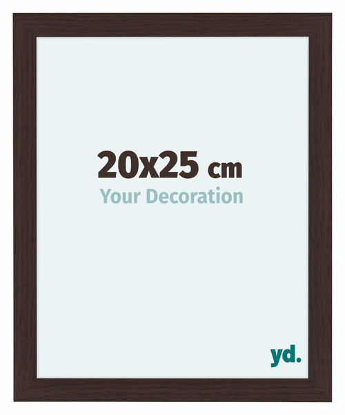 Como MDF Photo Frame 20x25cm Oak Dark Front Size | Yourdecoration.co.uk