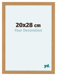 Como MDF Photo Frame 20x28cm Beech Front Size | Yourdecoration.co.uk
