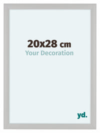 Como MDF Photo Frame 20x28cm White Woodgrain Front Size | Yourdecoration.co.uk