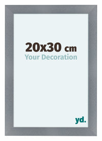 Como MDF Photo Frame 20x30cm Aluminium Brushed Front Size | Yourdecoration.co.uk
