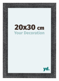 Como MDF Photo Frame 20x30cm Gray Swept Front Size | Yourdecoration.co.uk