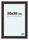 Como MDF Photo Frame 20x30cm Oak Dark Front Size | Yourdecoration.co.uk