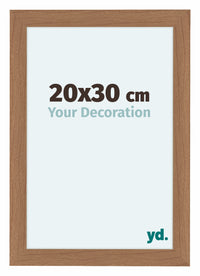 Como MDF Photo Frame 20x30cm Walnut Light Front Size | Yourdecoration.co.uk