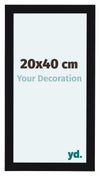 Como MDF Photo Frame 20x40cm Black High Gloss Front Size | Yourdecoration.co.uk