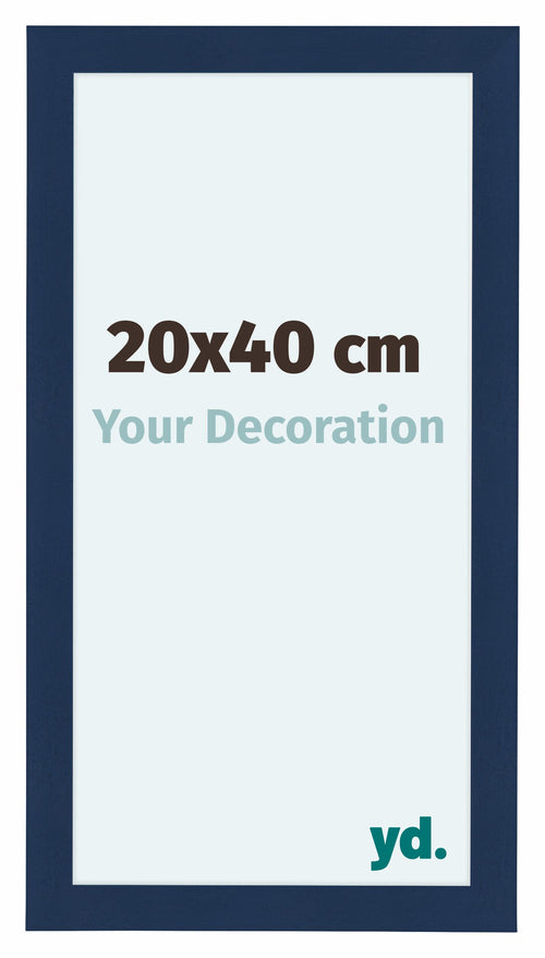 Como MDF Photo Frame 20x40cm Dark Blue Swept Front Size | Yourdecoration.co.uk