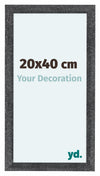 Como MDF Photo Frame 20x40cm Gray Swept Front Size | Yourdecoration.co.uk