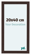 Como MDF Photo Frame 20x40cm Oak Dark Front Size | Yourdecoration.co.uk