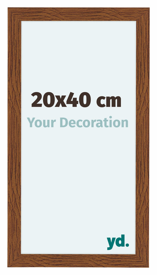 Como MDF Photo Frame 20x40cm Oak Rustiek Front Size | Yourdecoration.co.uk