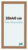 Como MDF Photo Frame 20x40cm Walnut Light Front Size | Yourdecoration.co.uk