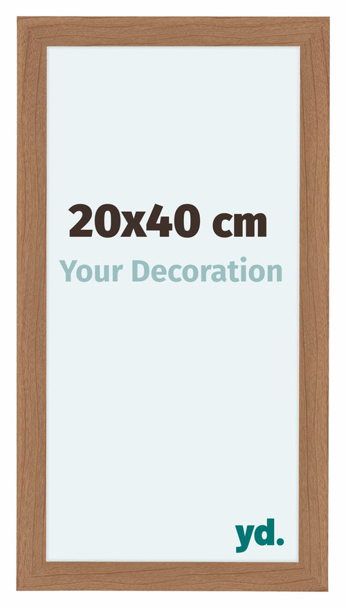 Como MDF Photo Frame 20x40cm Walnut Light Front Size | Yourdecoration.co.uk