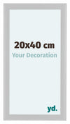 Como MDF Photo Frame 20x40cm White High Gloss Front Size | Yourdecoration.co.uk