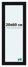 Como MDF Photo Frame 20x60cm Black High Gloss Front Size | Yourdecoration.co.uk