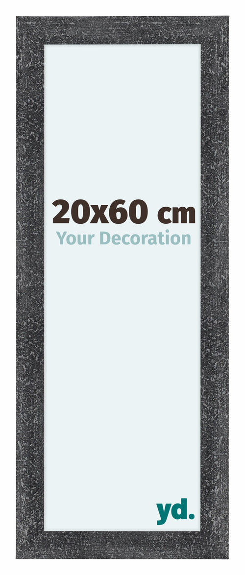 Como MDF Photo Frame 20x60cm Gray Swept Front Size | Yourdecoration.co.uk